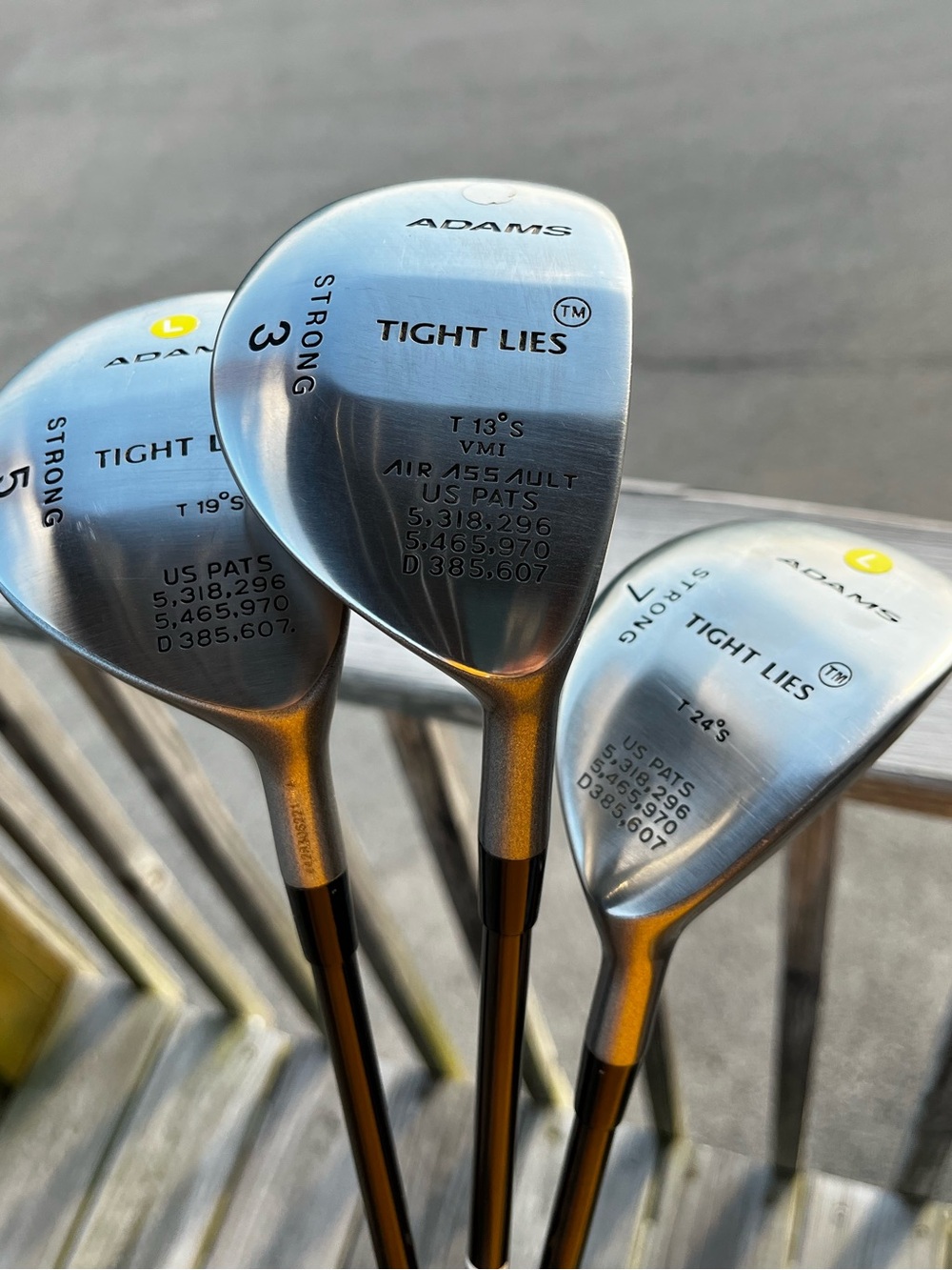 SET - Adams Golf Tight Lies Ladies Fairway Woods 3, 5, 7 RH with Headcovers